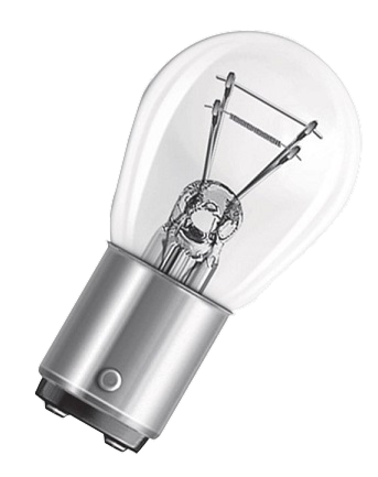 Лампа автомобильная двухконтактная А24-21-5